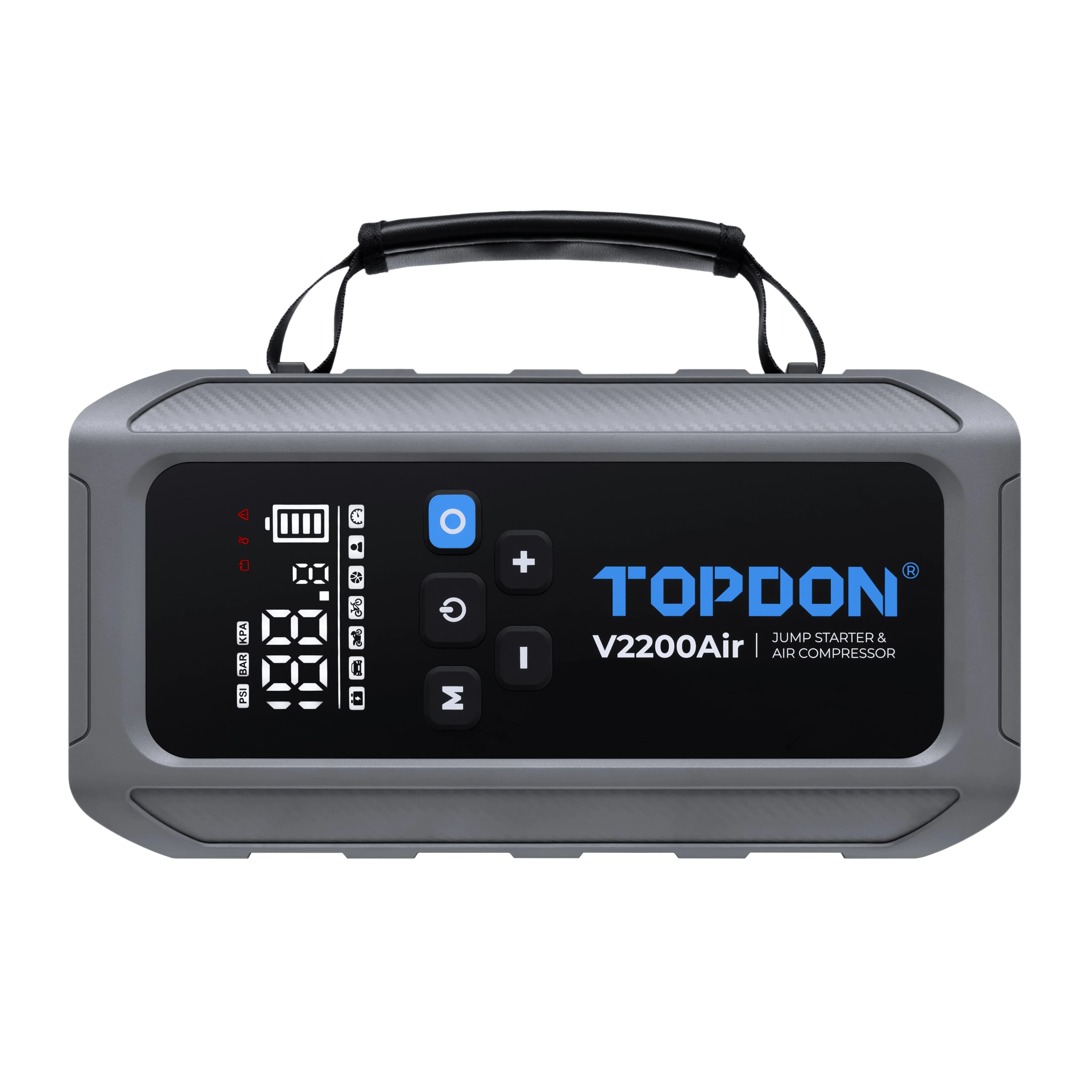 V2200 Air Batteria portatile Booster Power Bank Multi funzione Super condensatore Avviatore di emergenza per auto e compressore d'aria