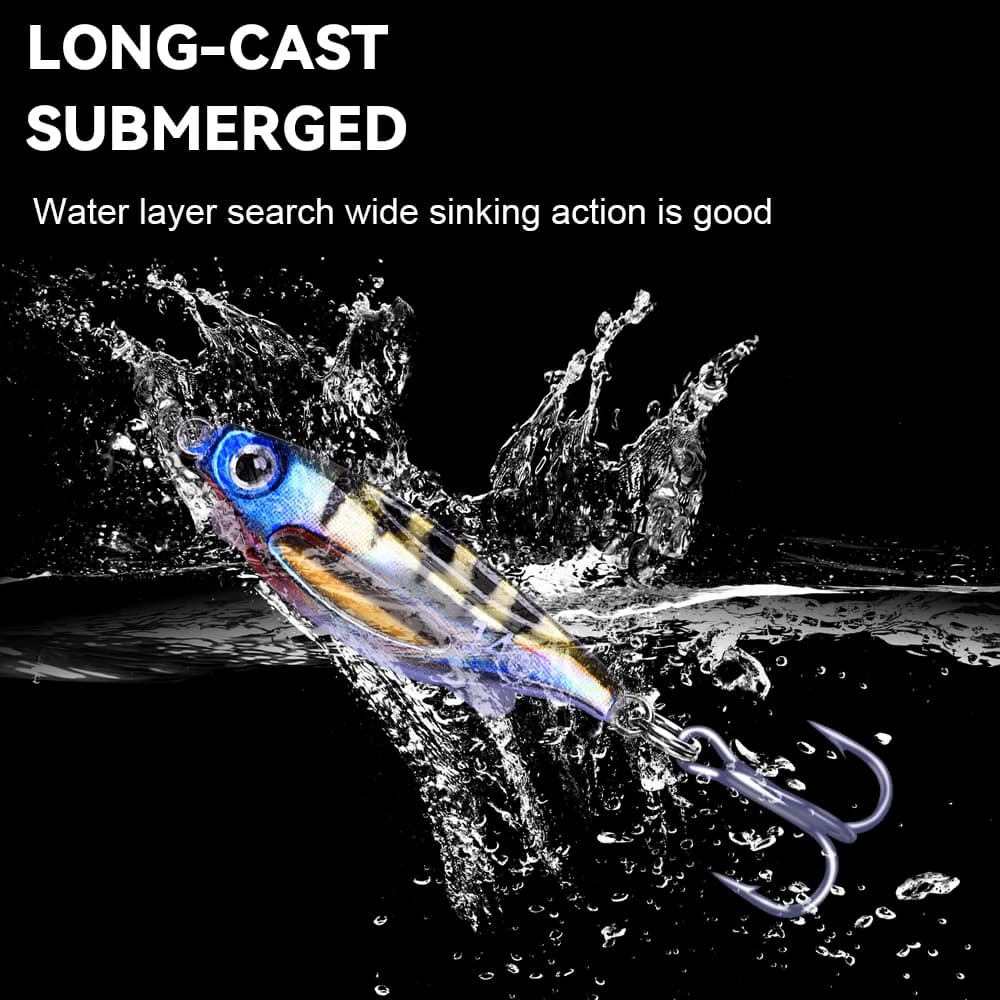 etal Jig Pesi esca da pesca 4g-20g Trolling Esca dura Bass Fishing Bait Attrezzatura Trota Jigging Lure Jigs Esche d'acqua salata