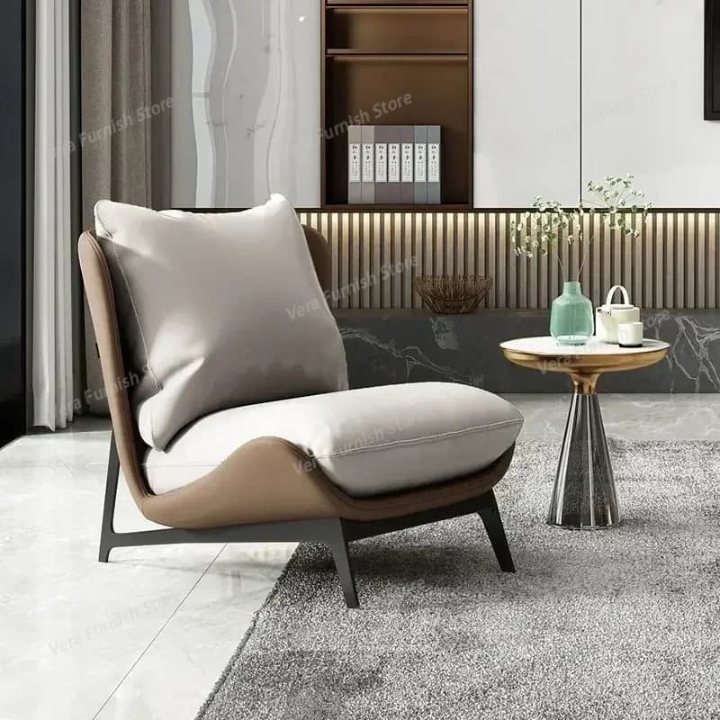 Poltrona reclinabile di design nordico per gaming e relax, sedia da ufficio di lusso, poltrona singola per arredamento casa Nordica