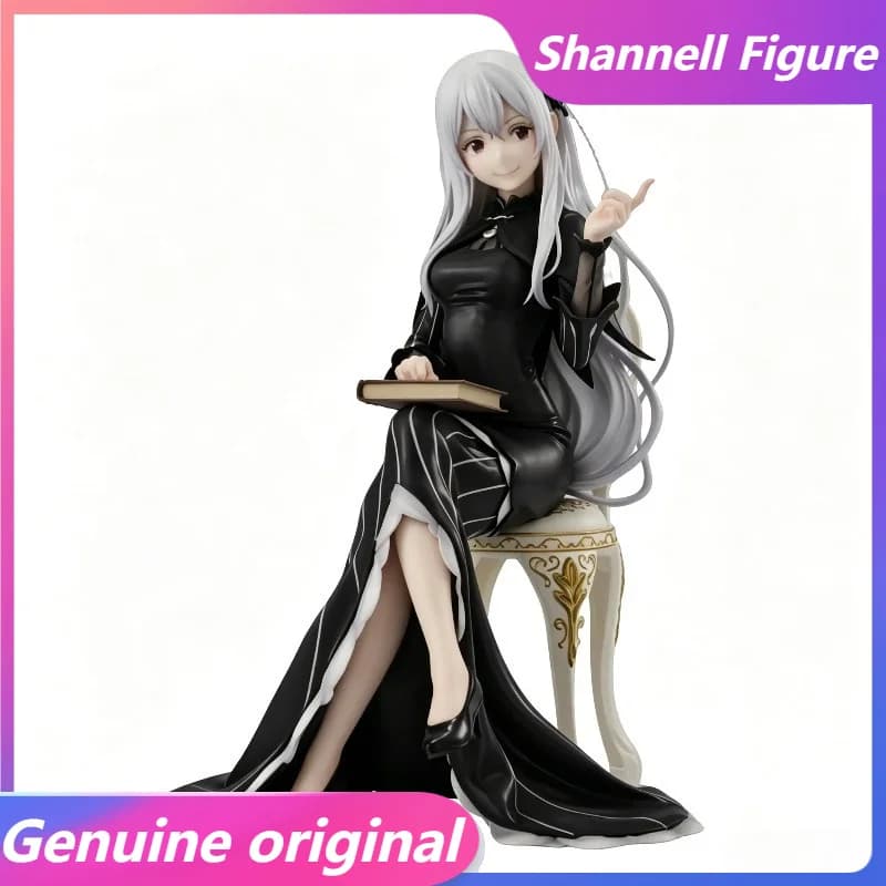 Kadokawa Original: Re:Zero Echidna Tea Party Style - Action Figure in PVC da 19,5 cm, Modellino Anime, Giocattolo da Collezione, Bambola, Regalo