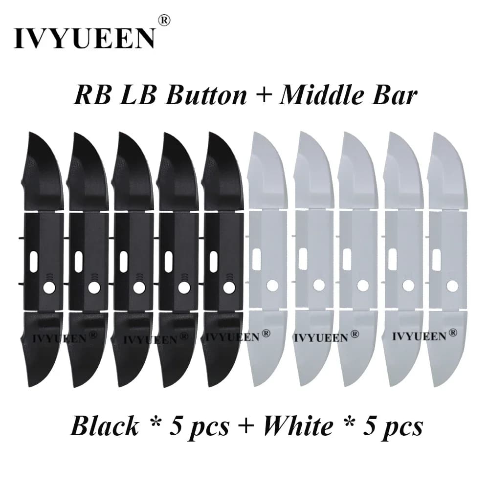 IVYUEEN 10 Set for XBox Series XS Controller RB LB Cleaner Trigger Bumper Mod Kit Support Central Bar Parts Repair