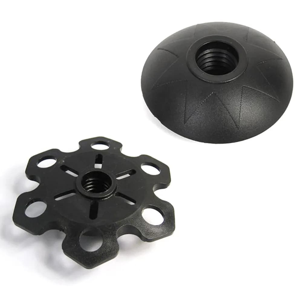 4 Paia di Punte Rinforzate per Bastoni da Trekking, Coperture Antiscivolo Premium, Durevoli e Leggere