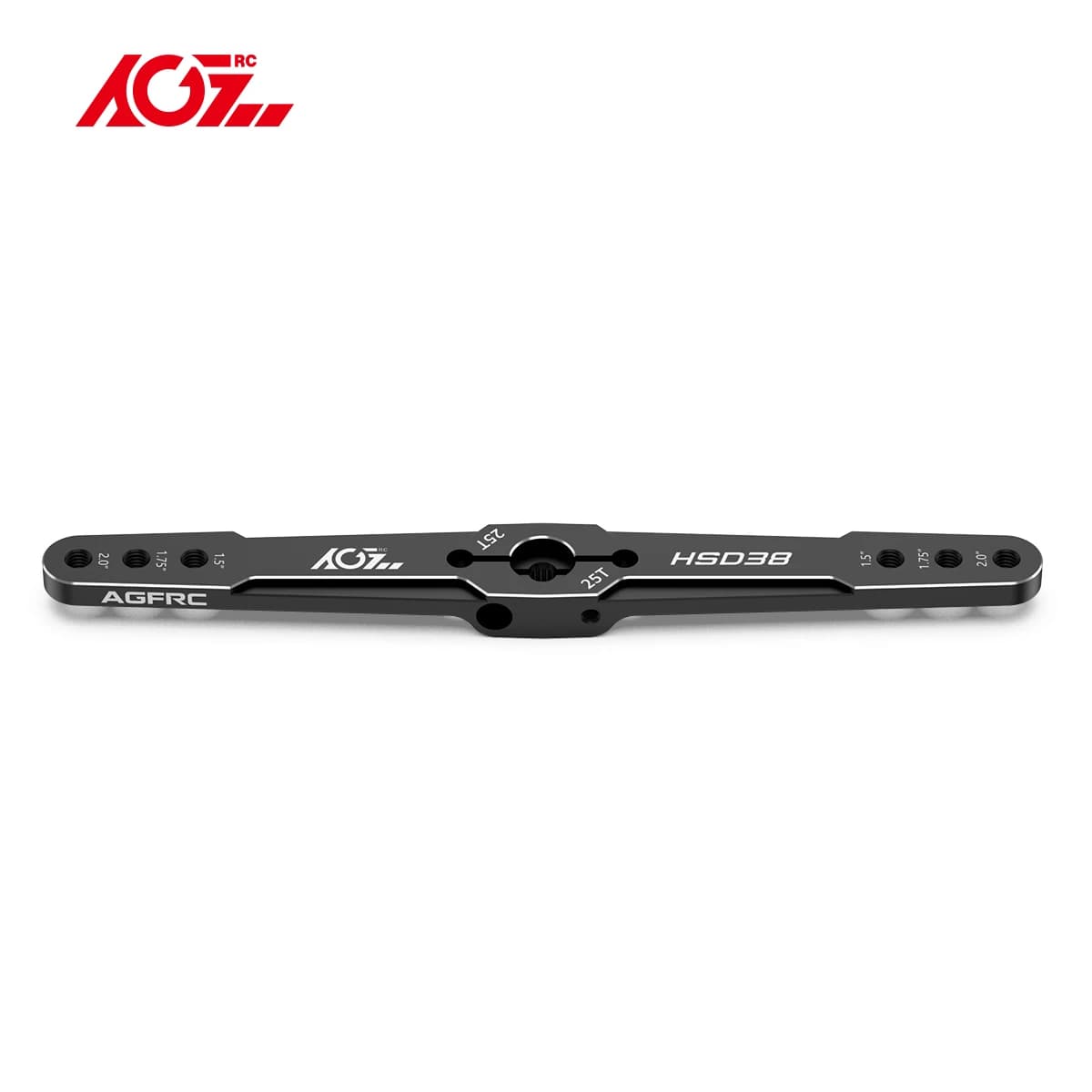 AGFRC HSD38 Servo clacson con braccio sterzo in alluminio CNC 25T per aereo a gas e RC