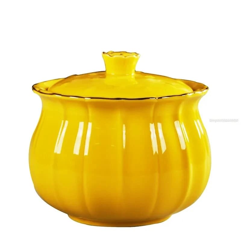 Lattine da tè in ceramica in stile cinese con coperchio Scatole portaoggetti sigillate per snack di frutta secca Forniture da cucina