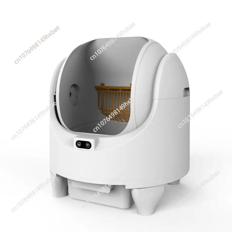 Lettiera automatica per gatti, pala per merda intelligente di grande spazio, toilette per gatti completamente chiusa, deodorante e sterilizzata