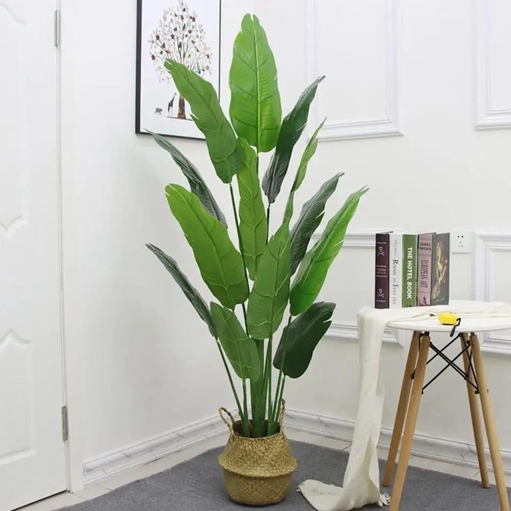32" large living room tropical plant fake fake banana tree artificial palm home decoration