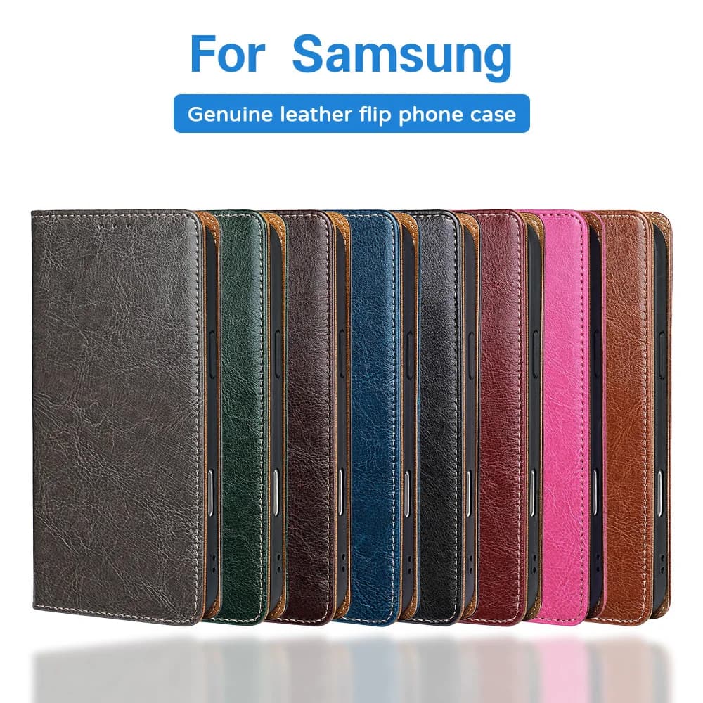 RFID Blocking Wallet Leather Phone Case for Samsung Galaxy S25 S24 S23 Ultra S25 Edge A36 A55 A16 A56 A35 A22 A14 Cases Cover