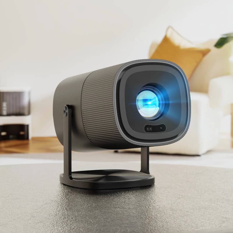 Odm F1 Mini Proiettore da esterno sopraelevato Cinema portatile Altoparlante Bluetooth 3D Mini proiettore portatile intelligente per telefono e laptop