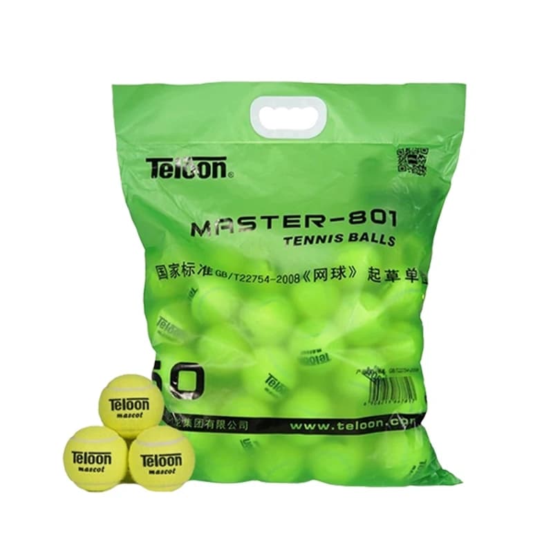 Palline da tennis Teloon 12/30 pezzi per principianti, palline da tennis da allenamento, palline da allenamento per mascotte 801