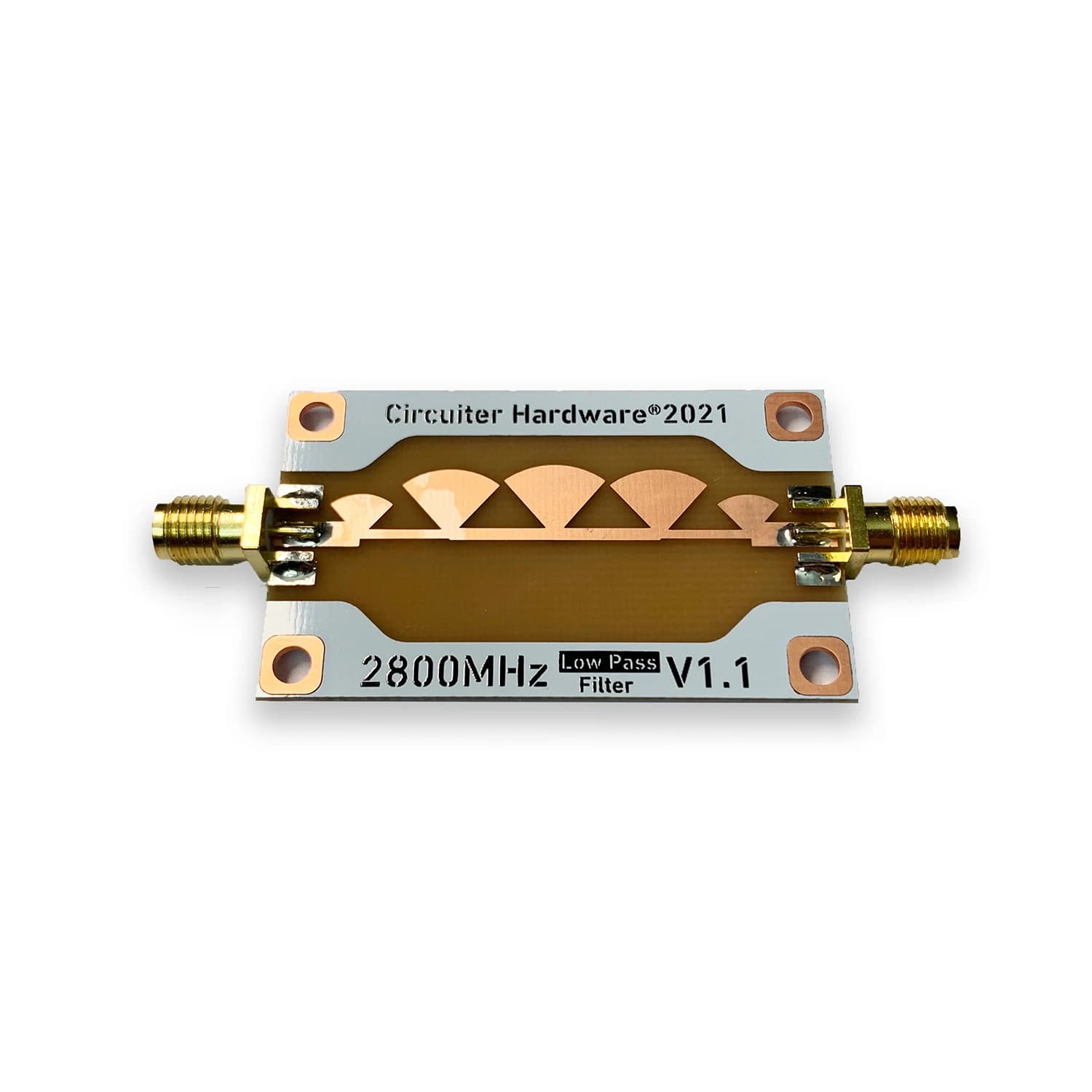 1M-2800Mhz Butterfly Filter Pass-Based Microstrip Line Filter For Amplifier Radio RF Radio GNSS LORA Drone SDR Wifi Walkie Talkie