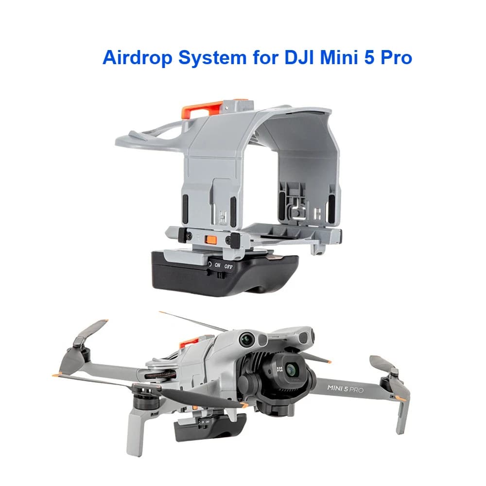 3 pcs/lot Airdrop System for DJI Mini 5 Pro Drone Fishing bait Wedding Gift Delivery Light Accessories