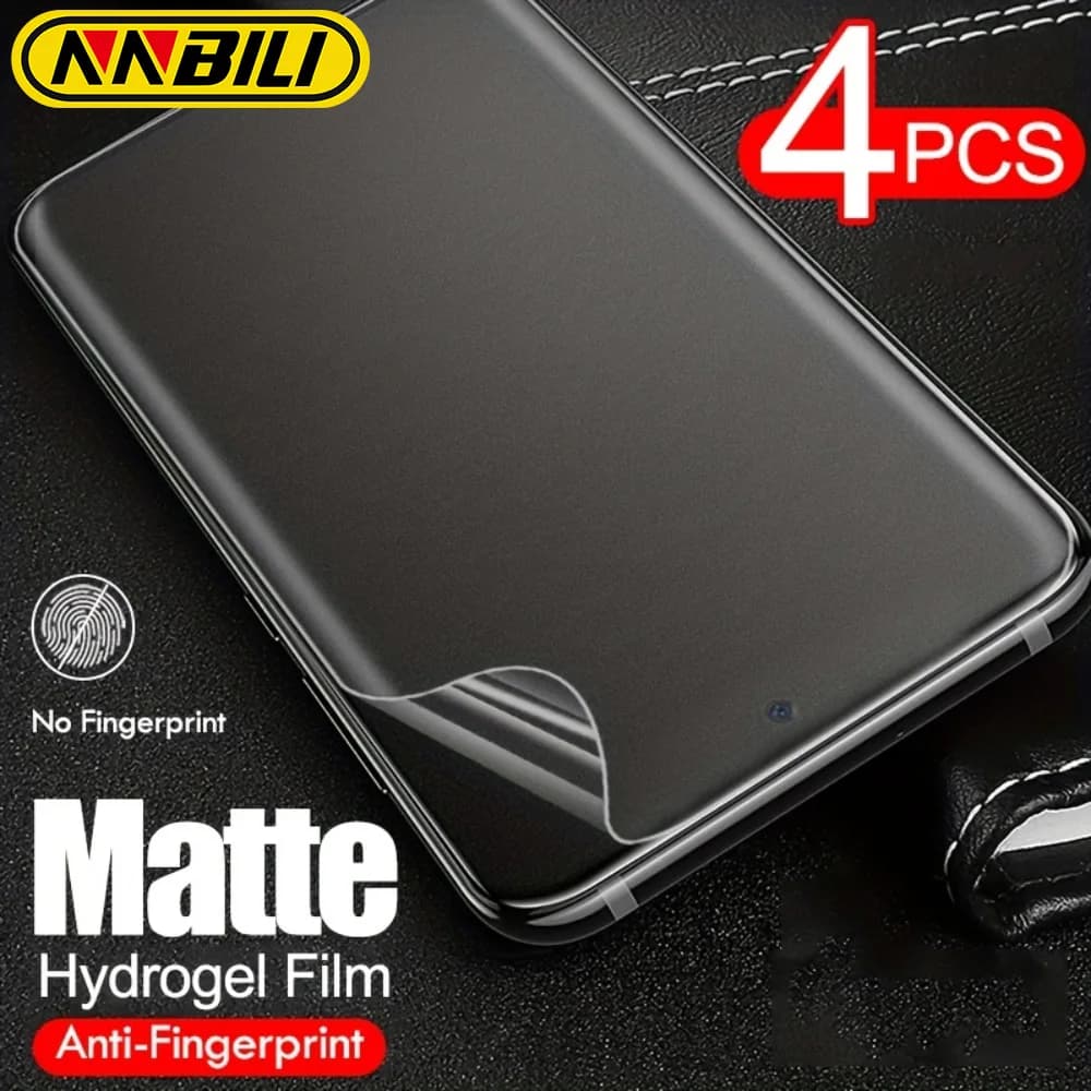 NNBILI 4 pezzi Proteggi Schermo in Idrogel Opaco Compatibile con Samsung Galaxy S26 S25 S24 S23 S22 S21 S20 Ultra Non in Vetro