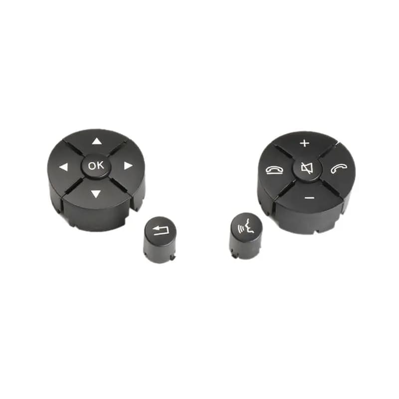 Car Steering Wheel Switch Cover Trim Control Button Caps For Mercedes Benz C-Class W204 W212 A2048210451 A2048210351-N25R