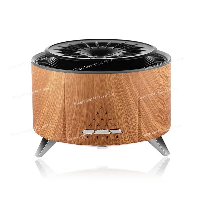 Diffusore di aromi 4 in 1 con altoparlante Bluetooth: umidificatore, rumore bianco e effetto fiamma per ufficio e camera da letto ​