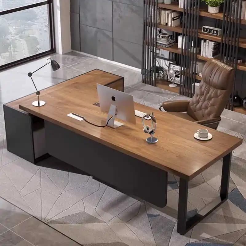 Scrivanie per giovani Organizzatore da scrivania per computer Consolle Tavoli angolari Uffici in camera Scrivanie per ufficio moderne Chaise Bureau Macchina angolare