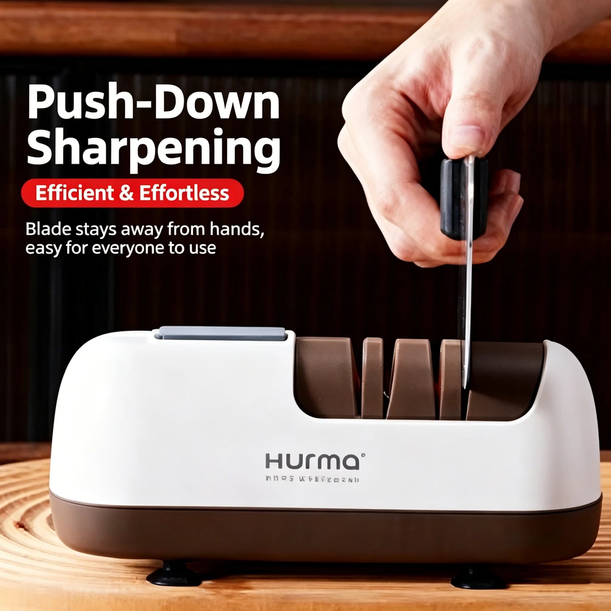 4-Stage Electric Knife Sharpener Professional Kitchen Knife & Scissors Sharpener Essential Kitchen Gadgets Accessories