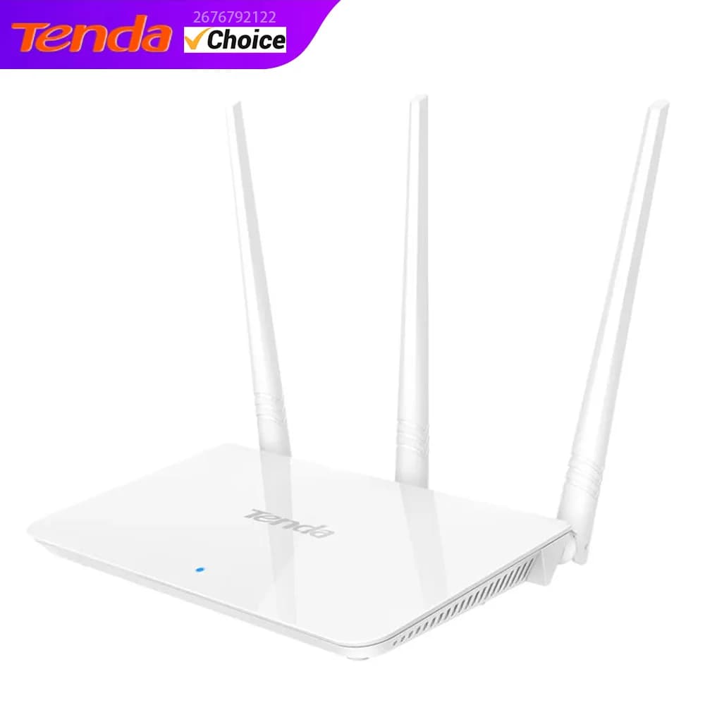 Tenda F3 N300 Wireless Router 2.4G 300Mbps Easy Setup Home WiFi Internet Network Router with Wireless Repeater WISP Function