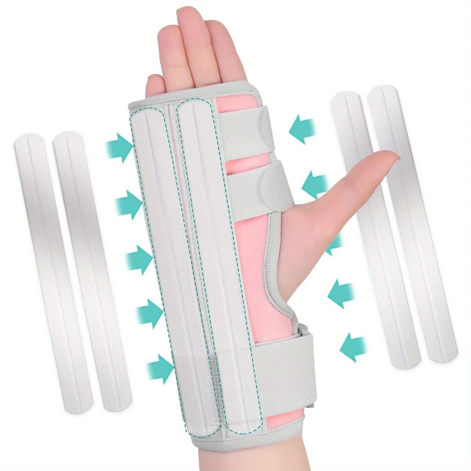 1pc Tutore per pollice da polso Trigger Stecca per dito Tutore per mano con supporto per dito Staffa per stecca Supporto per polso per donne e uomini