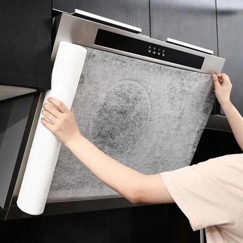 Cappa da cucina usa e getta filtro olio gamma carta cappa grasso Anti olio filtro cotone cappa aspirante filtro ventilatore Non tessuto