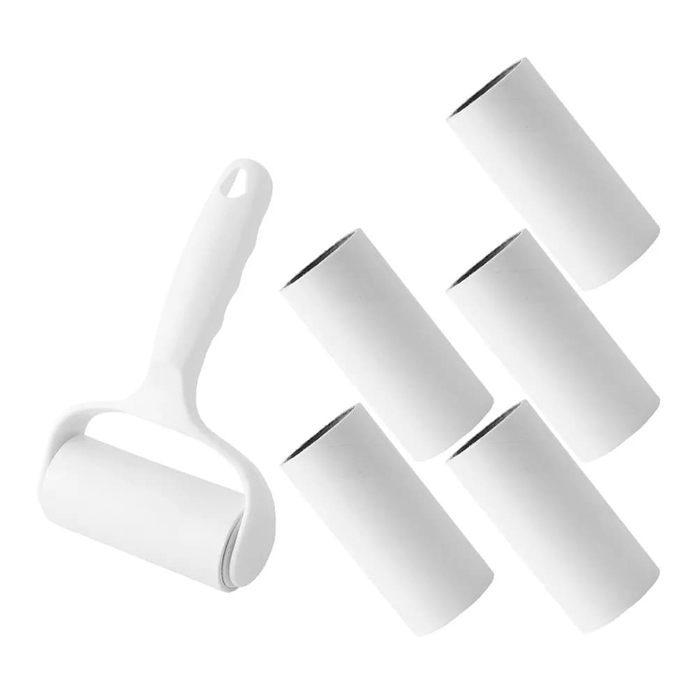 1Set Compact Pet Hair Remover Roller Reusable Sticky Lint Roller for Clothes Travel Home Use Dog Hair Remover Fast Effective