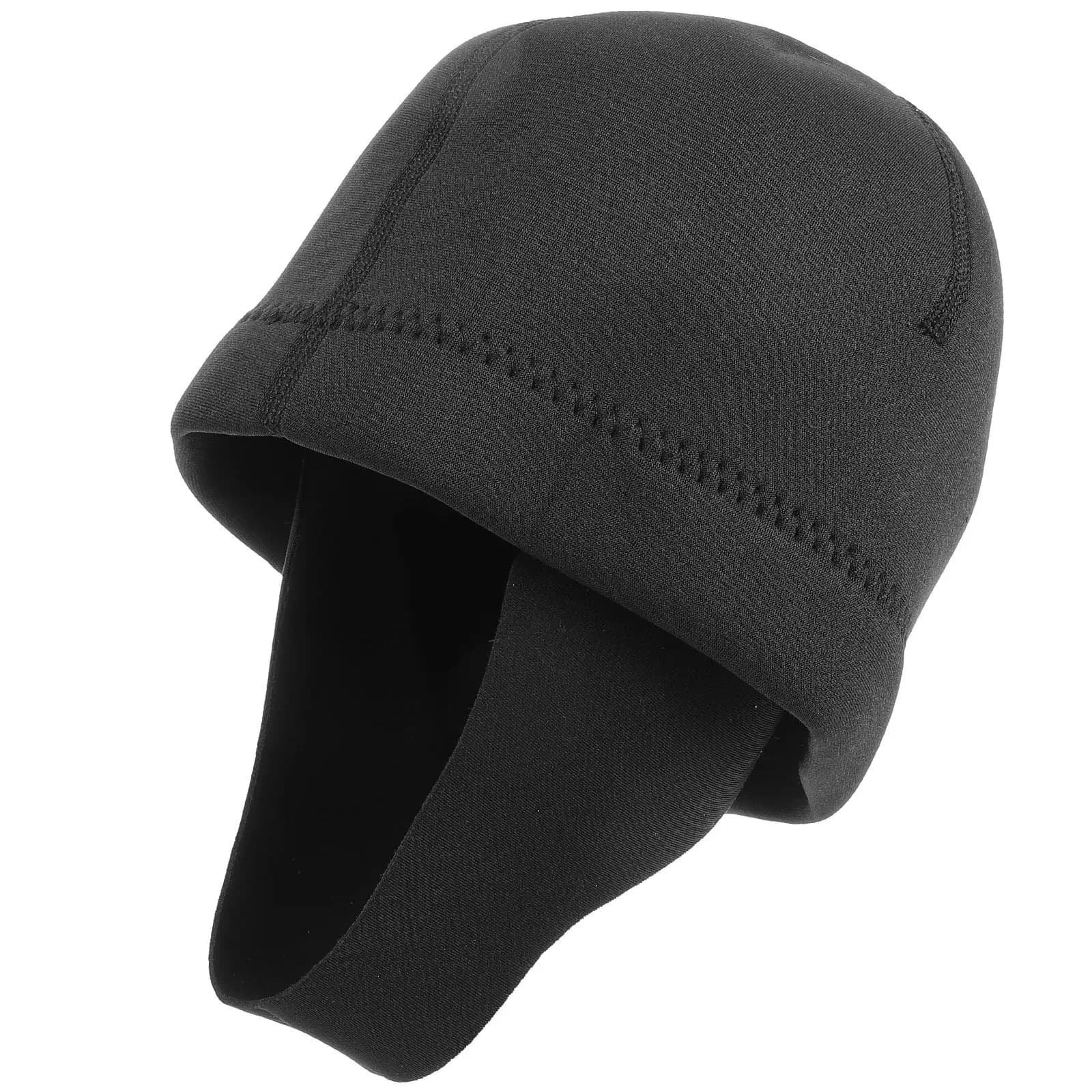 1pcs Thermal Diving For Men Surfing Snorkeling Scuba Gear Swimming Cap With Chain Strap Durable Comfortable Dive Hood Surf Cap