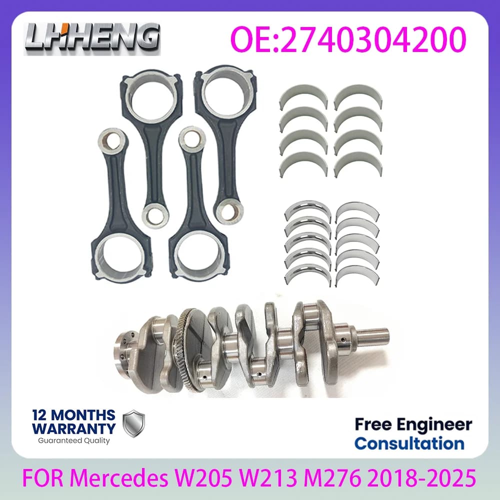 M264 ENGINE Crankshaft Main Bearing Piston With Ring Kit For Mercedes Benz C E GLC GLE S Class W205 W213 2.0L 2.0 L T L4 GAS