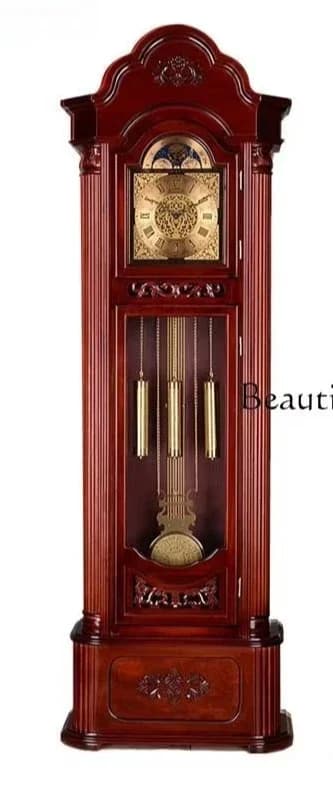 ld6 *Macchinari Orologio tedesco vecchio stile con supporto grande Orologio a pendolo grande Orologio Macchine in legno massello in stile europeo