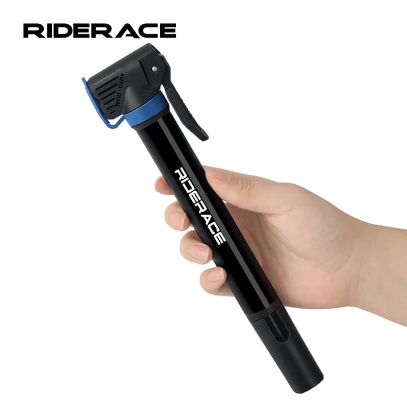 Pompa Portatile per Bicicletta MTB e da Strada, Valvola AV FV, Pompa Manuale per Pneumatici, Pompa ad Aria in Lega di Alluminio per Bici, Valvola Schrader e Presta