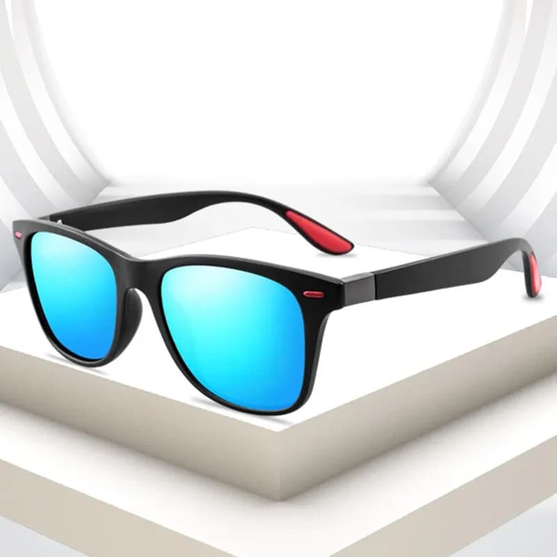 Occhiali da sole quadrati da uomo e da donna polarizzati classici alla moda occhiali antiriflesso occhiali da equitazione da pesca da viaggio Uv400