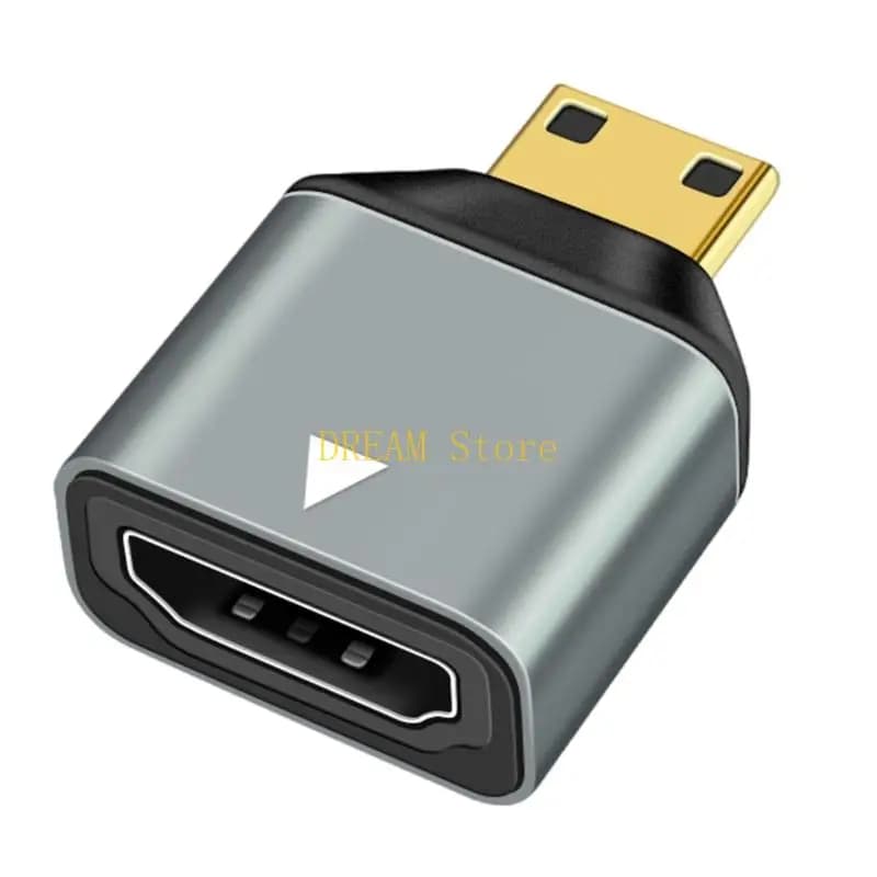 L'adattatore da femmina a mini maschio supporta il convertitore in lega alluminio 4K 60Hz adatto per laptop e proiettori