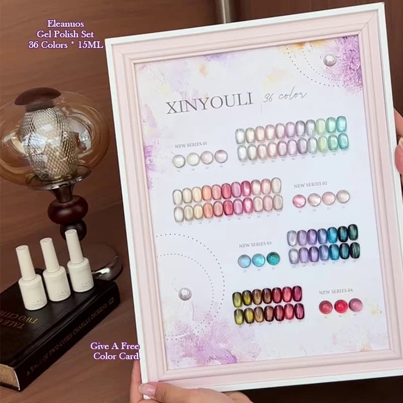 36 Colors Cat Eye Gel Nail Polish Magnetic Aurora UV Varnish Sparkle Soak Off Semi Permanent Nail Art Manicure New Series Set