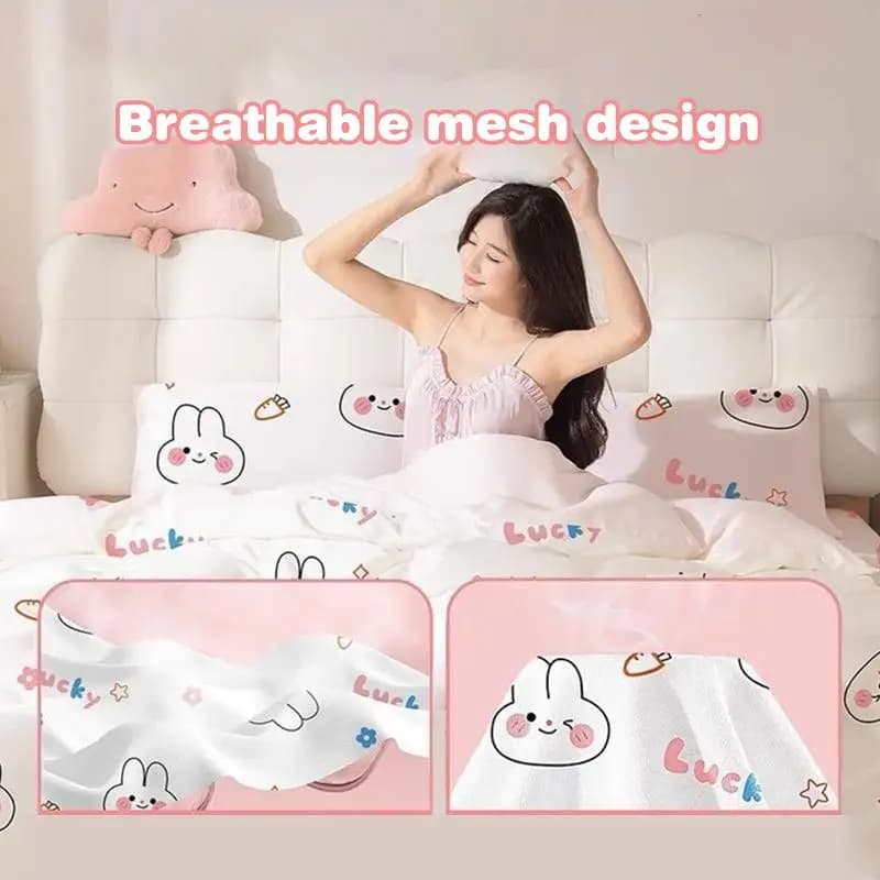 Disposable 3/4-piece Bedding Set, Extra Thick Disposable Sheets, Duvet Covers, And Pillowcases For Hotels And Travel..