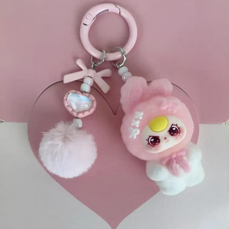 Ciondolo a forma di bambino in piedi, borsa a tracolla per bambini di tre anni, ciondolo a forma di bambola fai da te, portachiavi per studenti, regalo