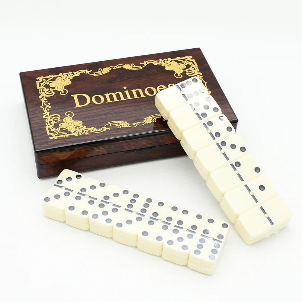 Nuovo Domino 28 pezzi/set scacchiera giocattoli giochi da tavolo da viaggio blocchi di scacchi per bambini Domino Mahjong Multi Player giochi per feste