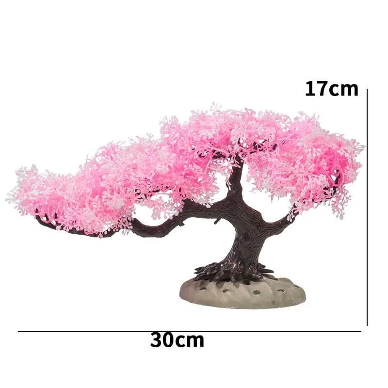Hot Sale Simulated Tree Aquarium Decor Fish Tank Aquarium Plastic Plant Artificial Simulation Water Plants Fish Tank Decor