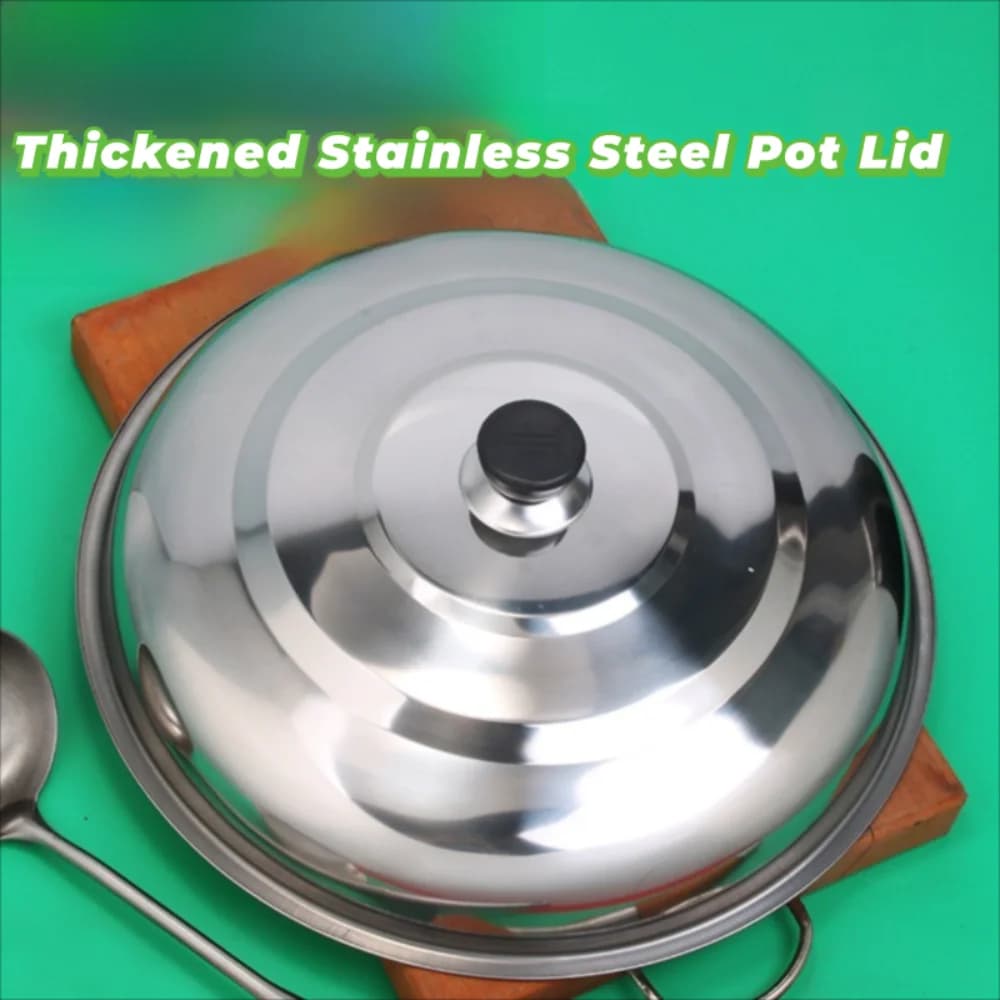 28/32/36/40cm Stainless Steel Pentola Universal Cover Pentole Parts Round Pentola Covers with Manopola Cover for Domestic Use