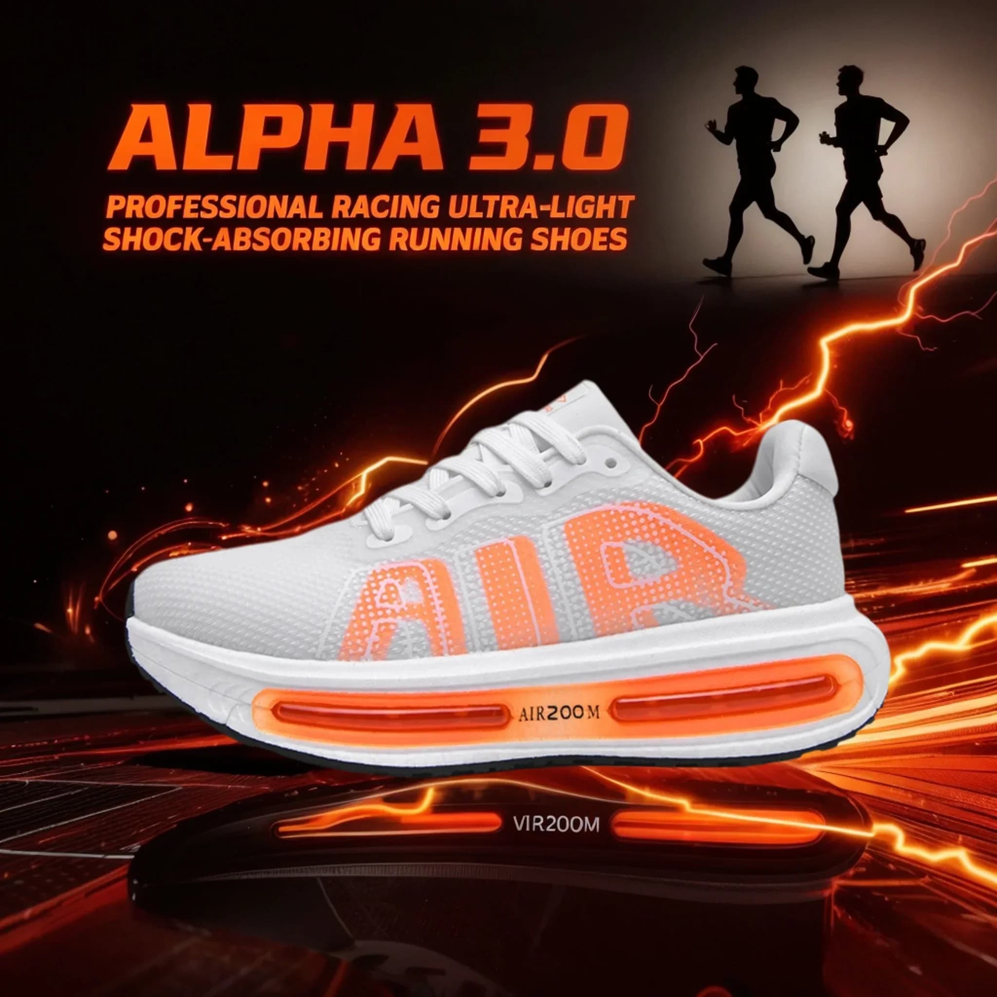 Sport Running Shoes for Men and Women, Breathable and Light Casual sneakers, Comfortable and Anti-slip for Marathon and Walking