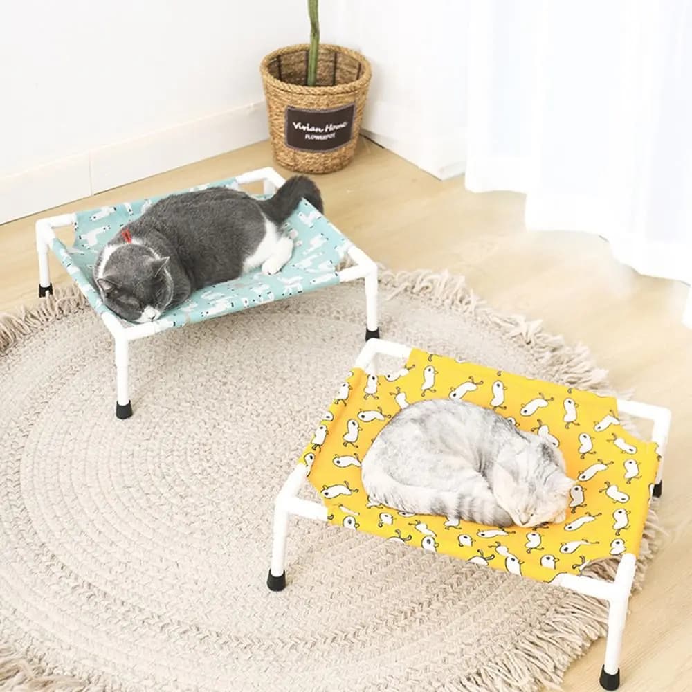 Lenzuolo per Cuccia a Dondolo per Animali Domestici con Motivo Cartone Animato, Lavabile, Resistente allo Sporco, in Nylon Rimovibile, Ricambio per Cani e Gatti