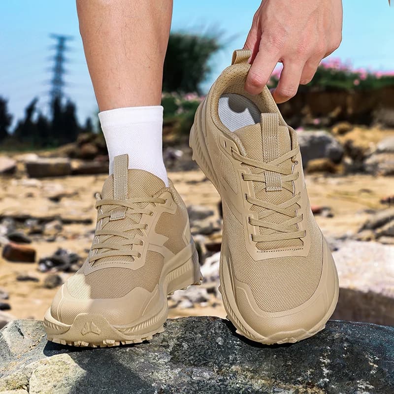 Wide Sport Running Shoes Big Sizes Men Trekking Hiking Boot Breathable Anti Skid Jogging Shoe Gym Trainers Men's Footwear
