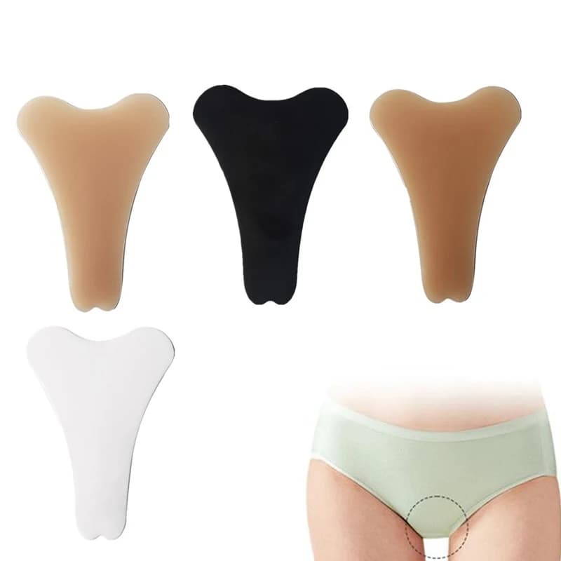 Correttore punta cammello riutilizzabile adesivo invisibile senza traccia in silicone per leggings da donna costumi da bagno Activewear copertura impermeabile