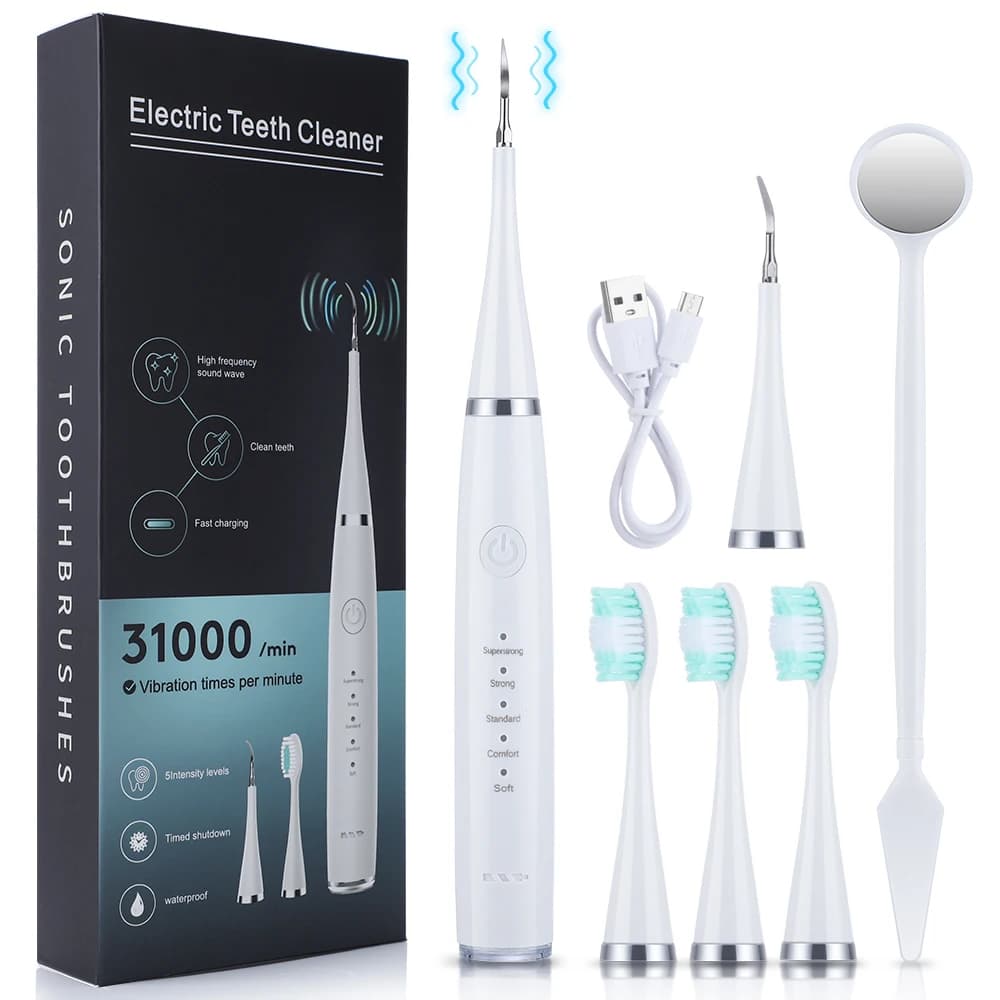 Electric Detergent for Home Use Dental Scaler Dental Tooth Processing Machining Removal of Tartar Oral sprinkler Teeth whitening tool