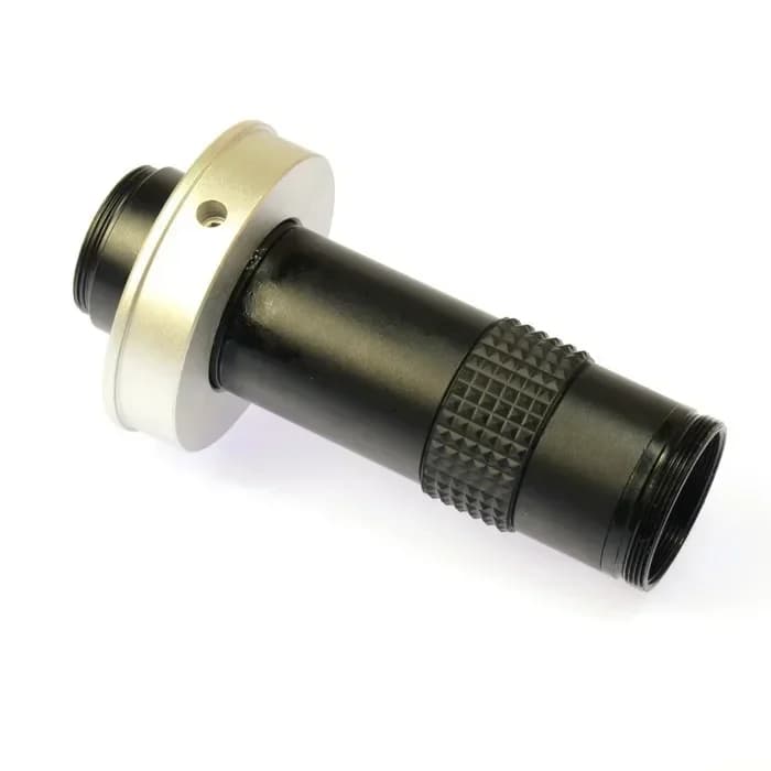 Obiettivo visivo con zoom 120X con adattatore ad anello da 50 mm, adatto per microscopi digitali