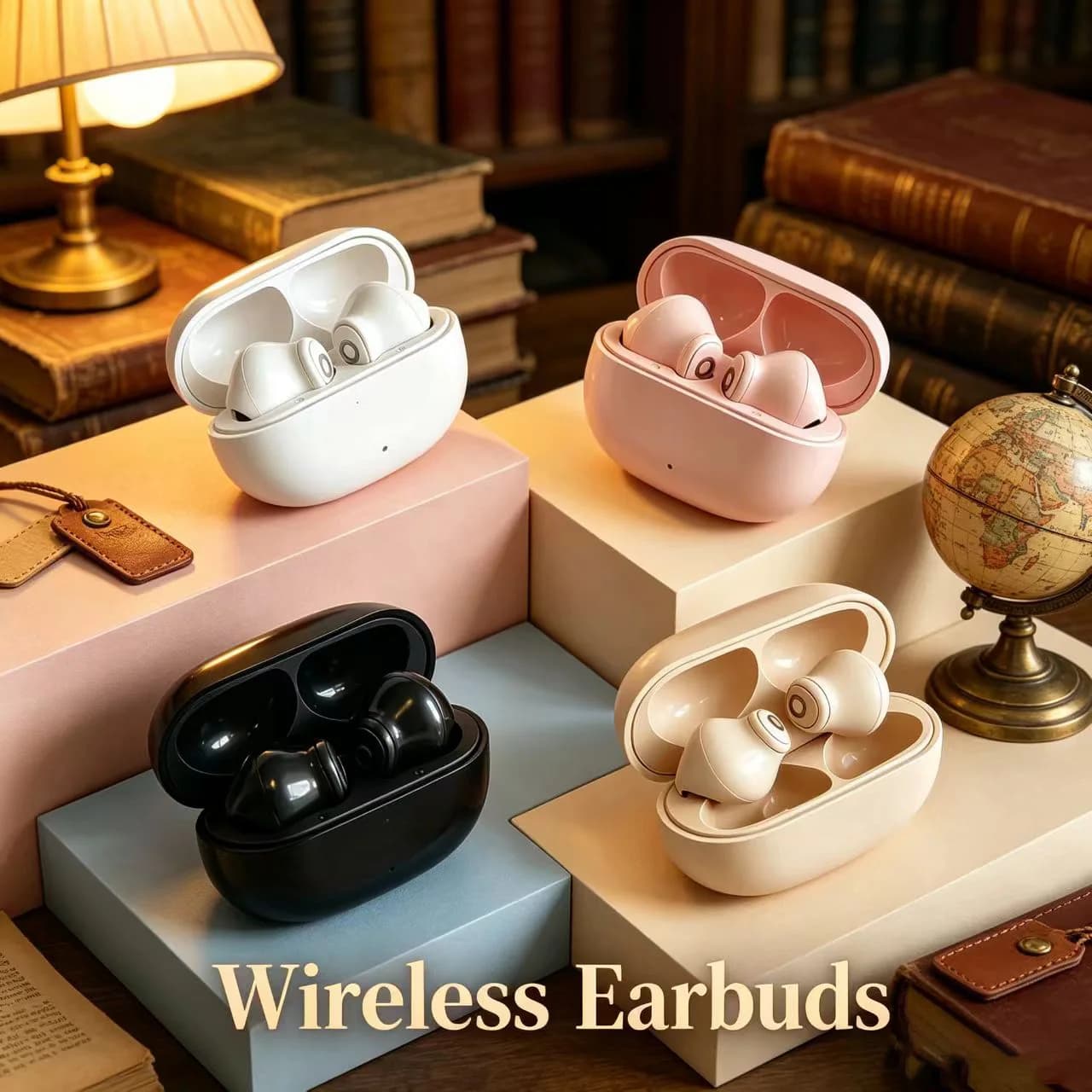 Regalo Anno del Cavallo 2026: Auricolari Bluetooth Ultra-Leggeri Stile Macaron, Compatti Semi-In-Ear, Comfort, Lunga Durata della Batteria, Chiamate HD, Regalo per le Feste