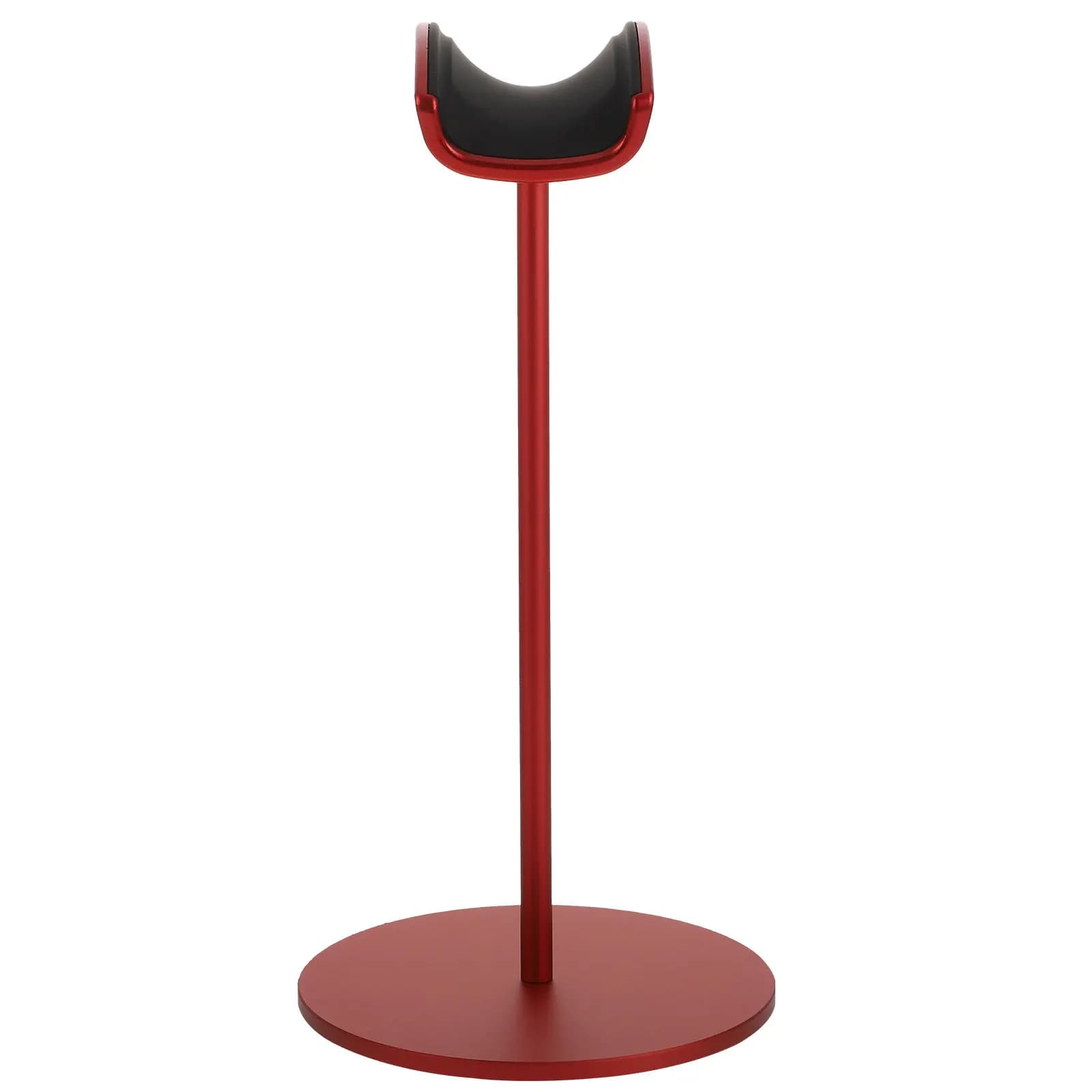 Aluminum Alloy Headphone Holder with Wood Base, Gaming Headset Organizer, Computer Support