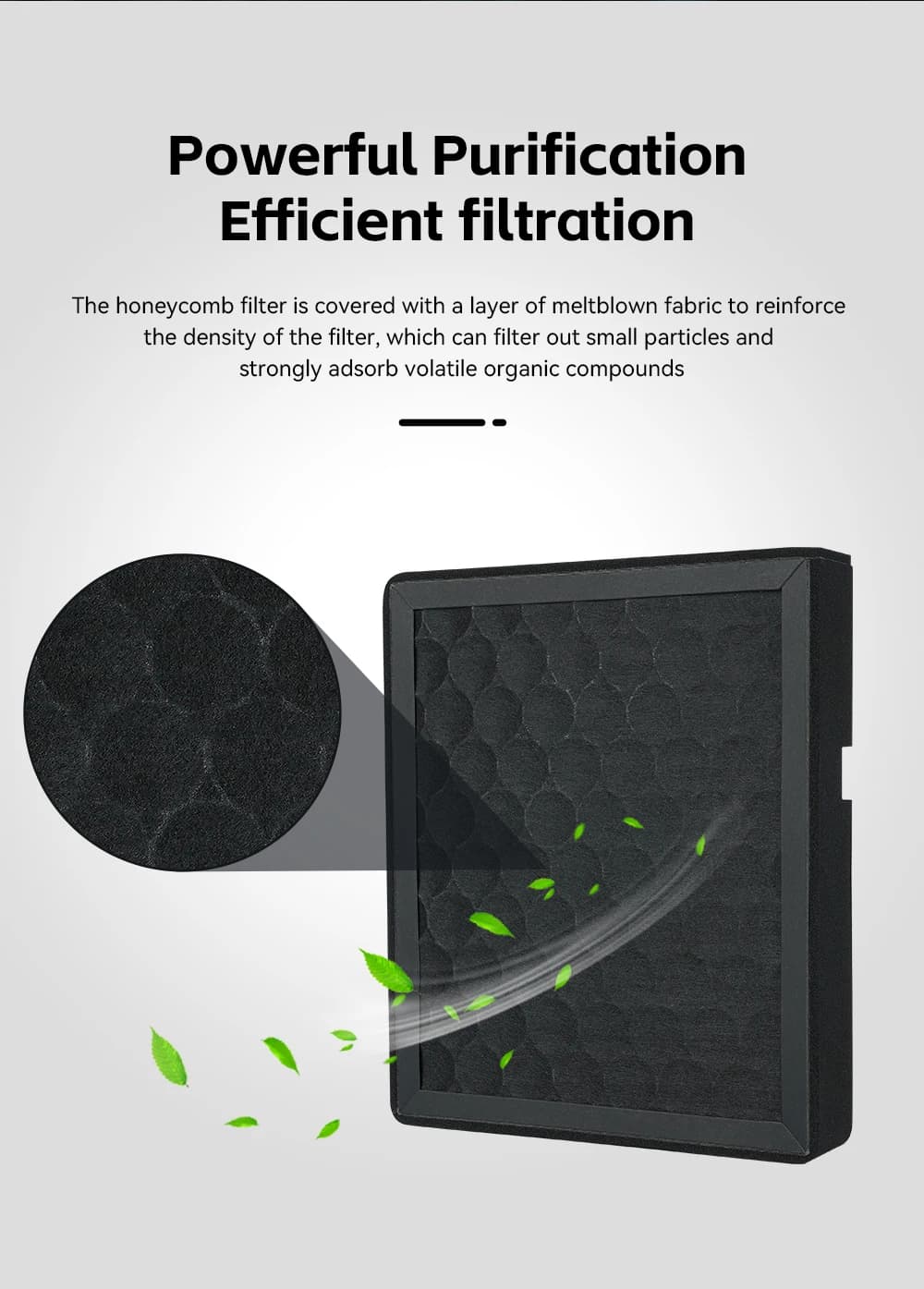 Filtro dell'aria H2D per stampante 3D Bambu Lab H2D Sostituzione del filtro purificatore d'aria a carbone attivo Accessori per stampante 3D