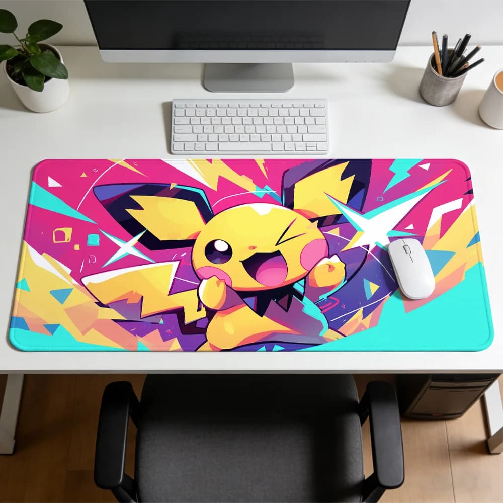 BKM-Po-ke-mons Xxl Mouse Pad for Computer Table Professional Mousepad Gamer Mousepads Gaming Accessories Mechanical Keyboard Mat