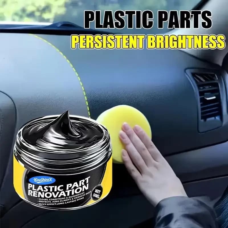 Auto Interior Refurbishing Cream Long Lasting Shine Auto Detailing Repair Wax Car Interior Scratch Repair Paste 50ml