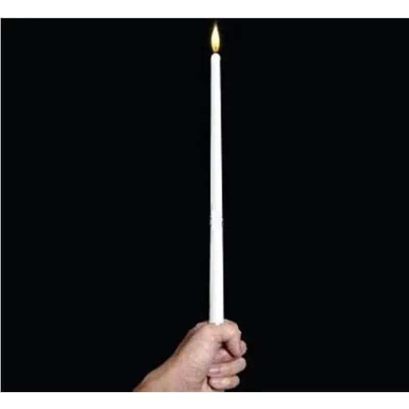 Candela fuga Trucchi magici bianchi Primo piano Palcoscenico magico Magia Fuoco Puntelli magici Commedia Mago Giocattoli Accessori Spettacolo di feste