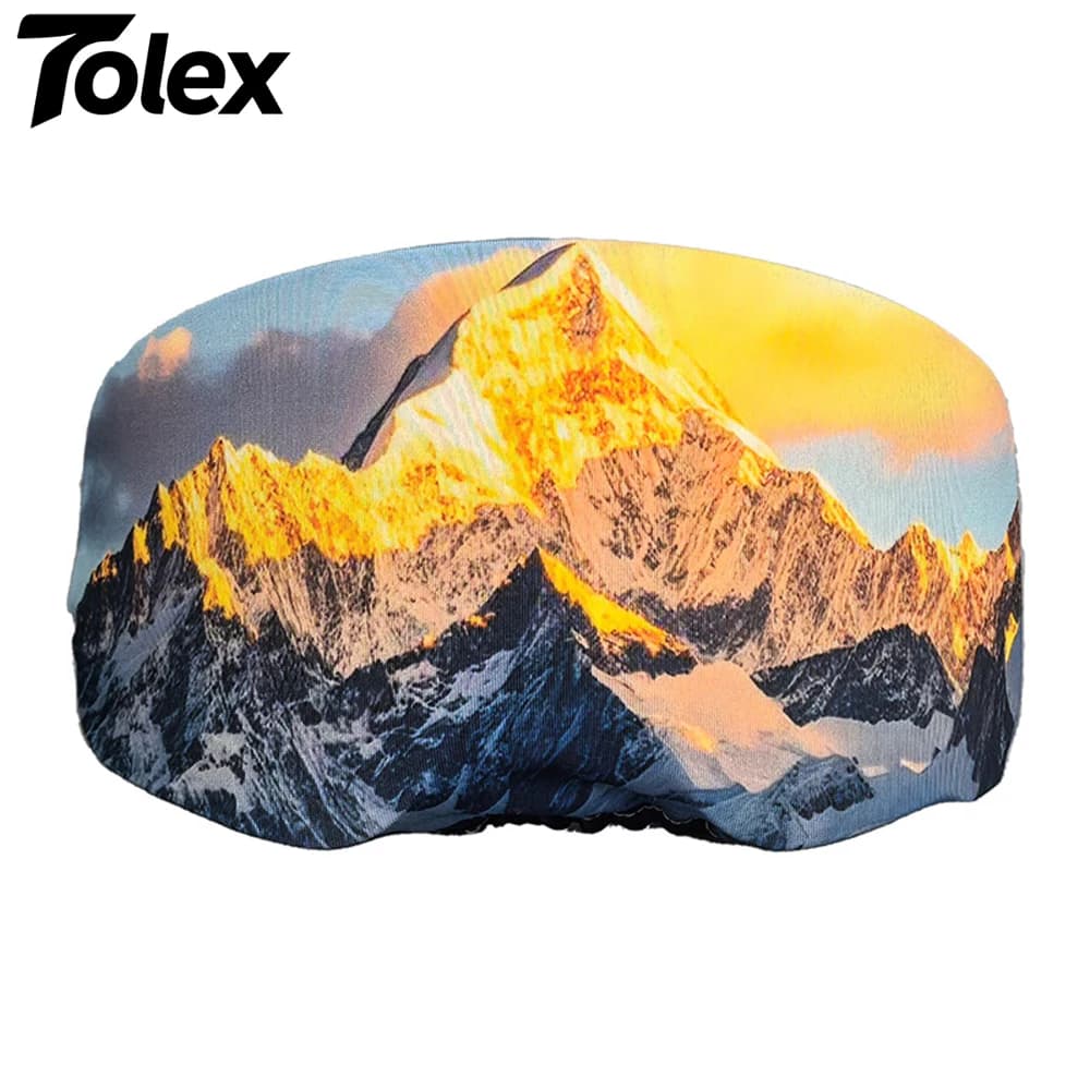 Tolex Ski Goggle Cover Snow Glass Protector Cover Portable Dust-proof Anti-Scratch Ski Goggle Lens Cloth Skiing Eyewear Cover