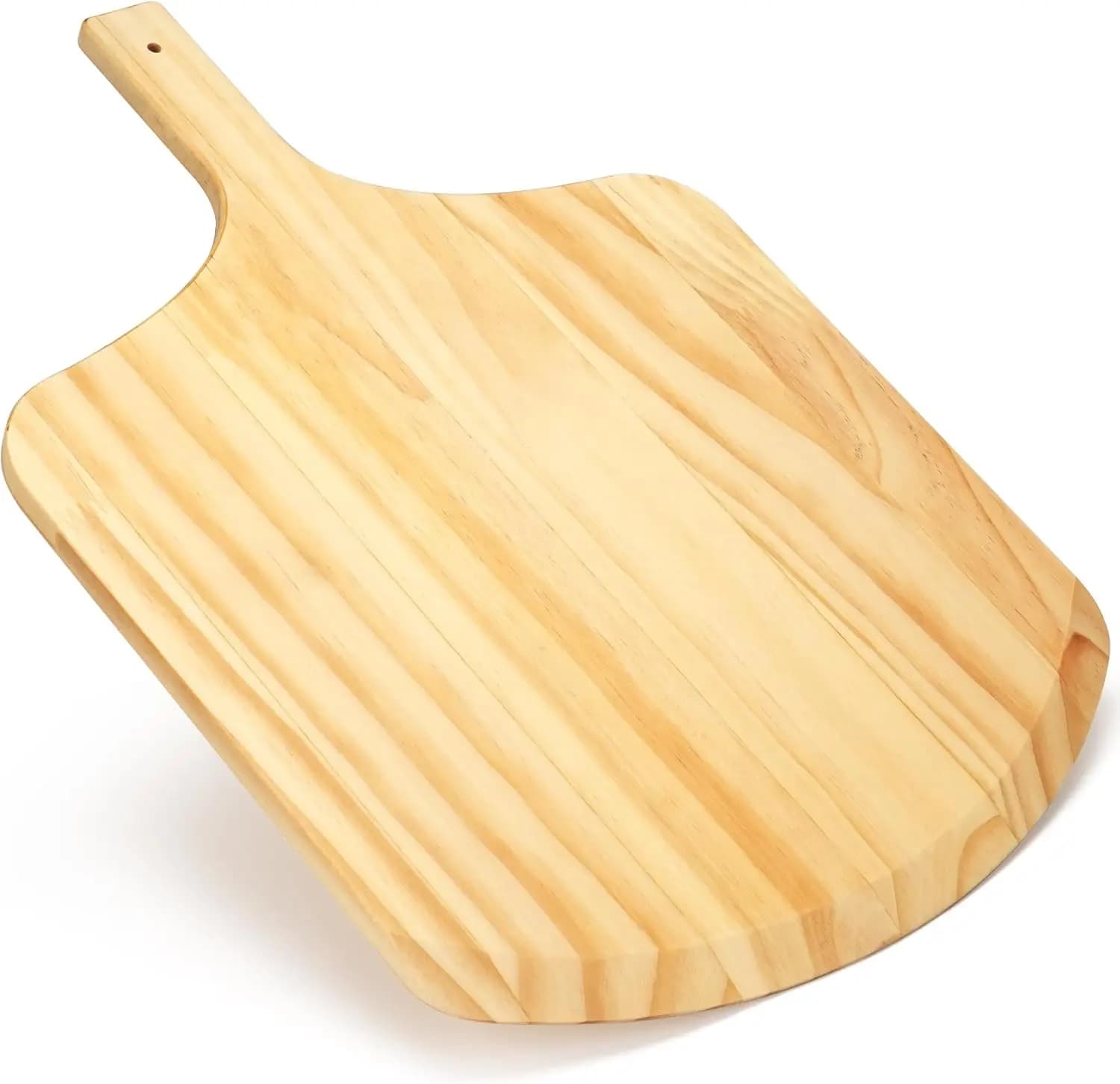 Pala per Pizza in Legno da 12 Pollici con Manico, Vassoio Multiuso e Tagliere per Pizza Fatta in Casa